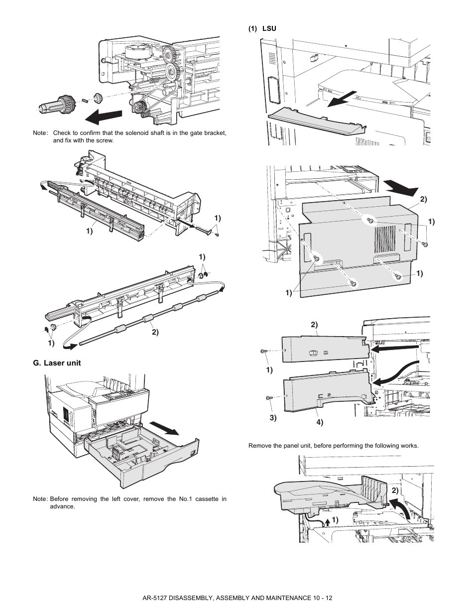 Sharp Digital Laser Copier/Printer AR-5127 User Manual | Page 88 / 94