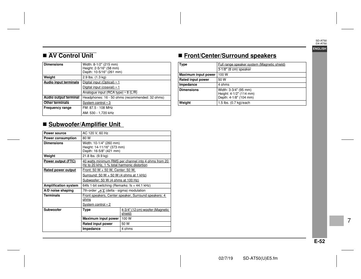 Re fere nc es | Sharp SD-AT50 User Manual | Page 57 / 58