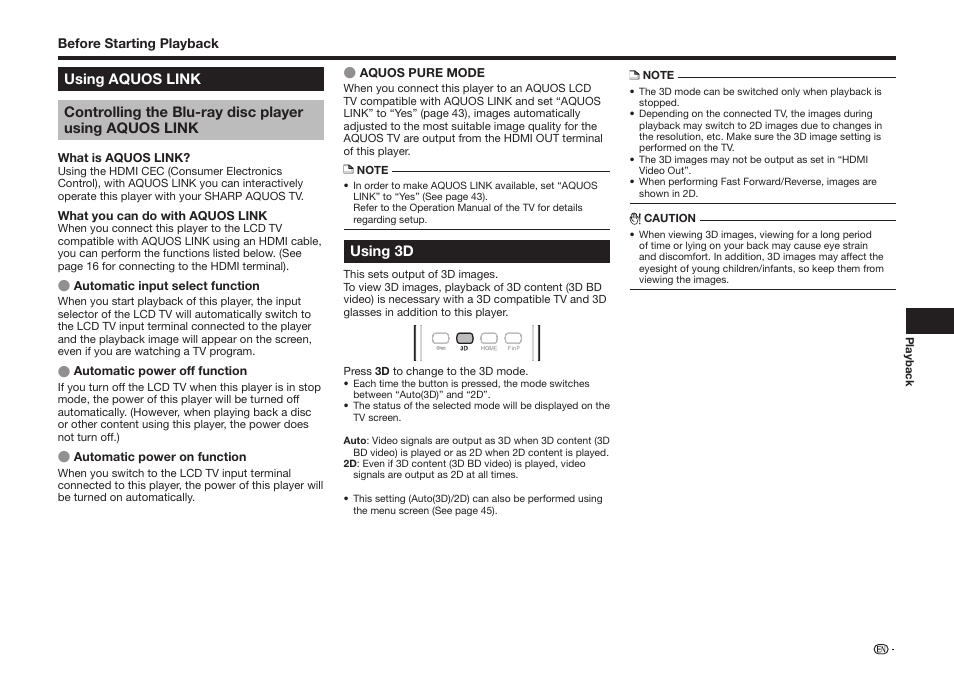 Sharp BD-HP25U User Manual | Page 25 / 72