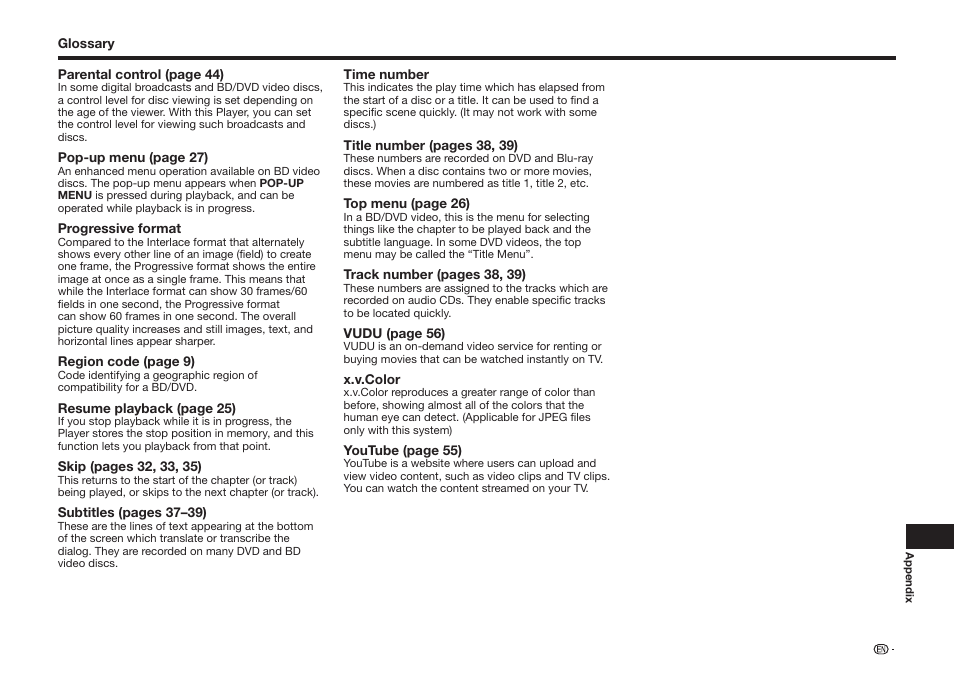 Sharp BD-HP25U User Manual | Page 67 / 72