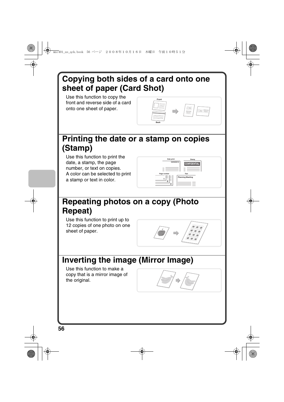 Sharp DX-C401 User Manual | Page 58 / 148