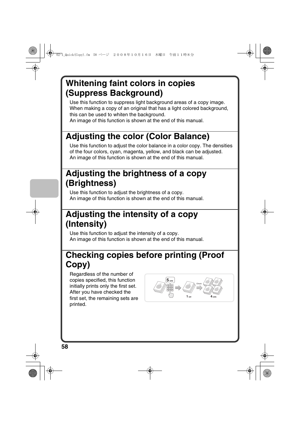 Sharp DX-C401 User Manual | Page 60 / 148