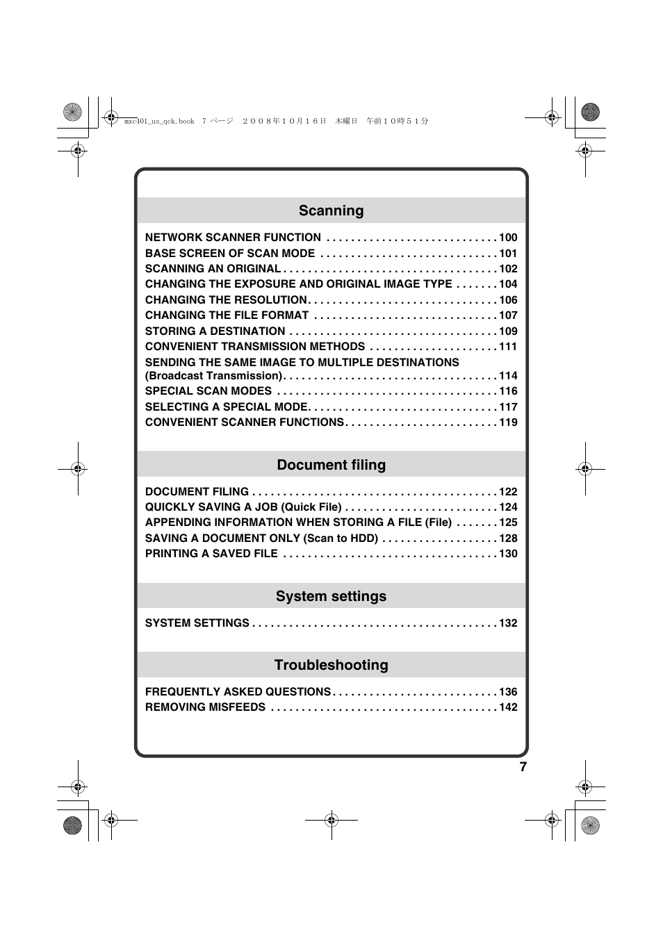 Sharp DX-C401 User Manual | Page 9 / 148