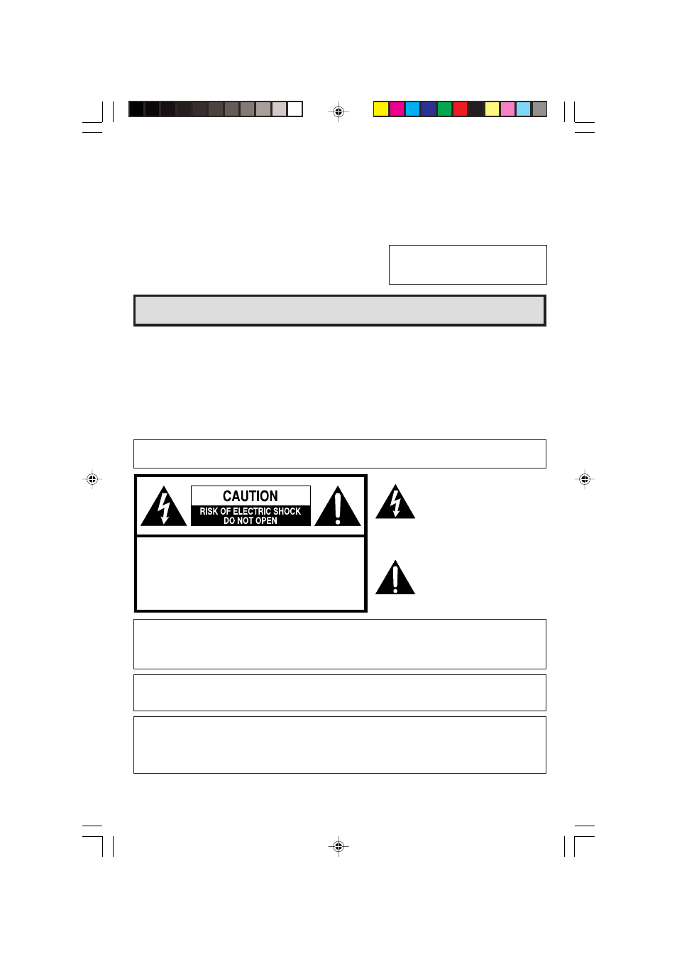 Important information, Warning | Sharp 25C340 User Manual | Page 2 / 50