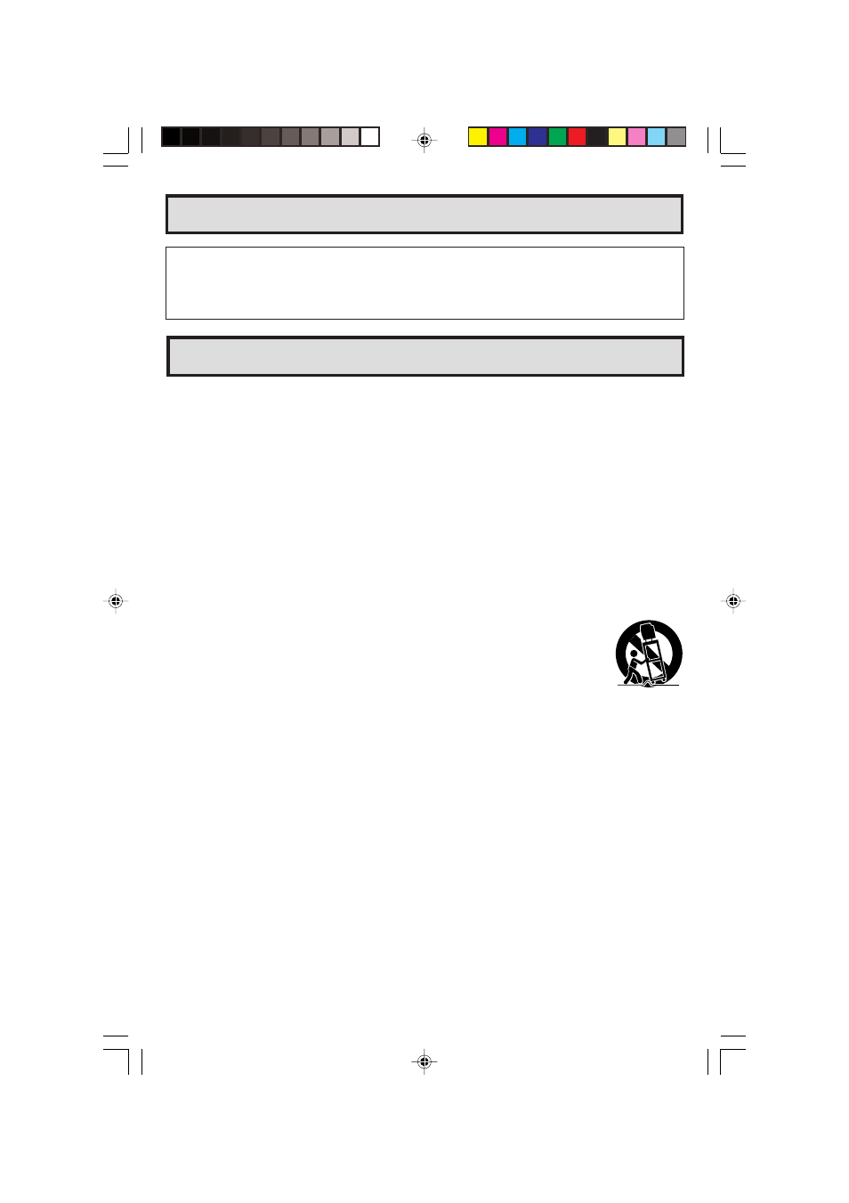 Important information, Important safeguards, Caution | Continued) | Sharp 25C340 User Manual | Page 3 / 50