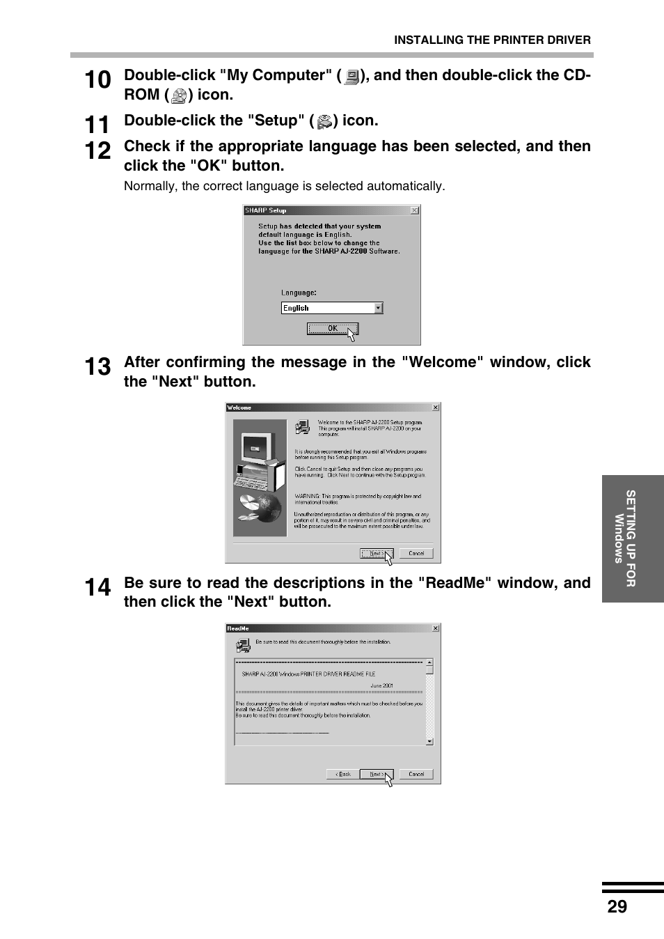 Sharp AJ-2200 User Manual | Page 31 / 55