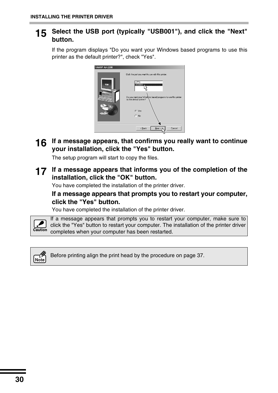 Sharp AJ-2200 User Manual | Page 32 / 55