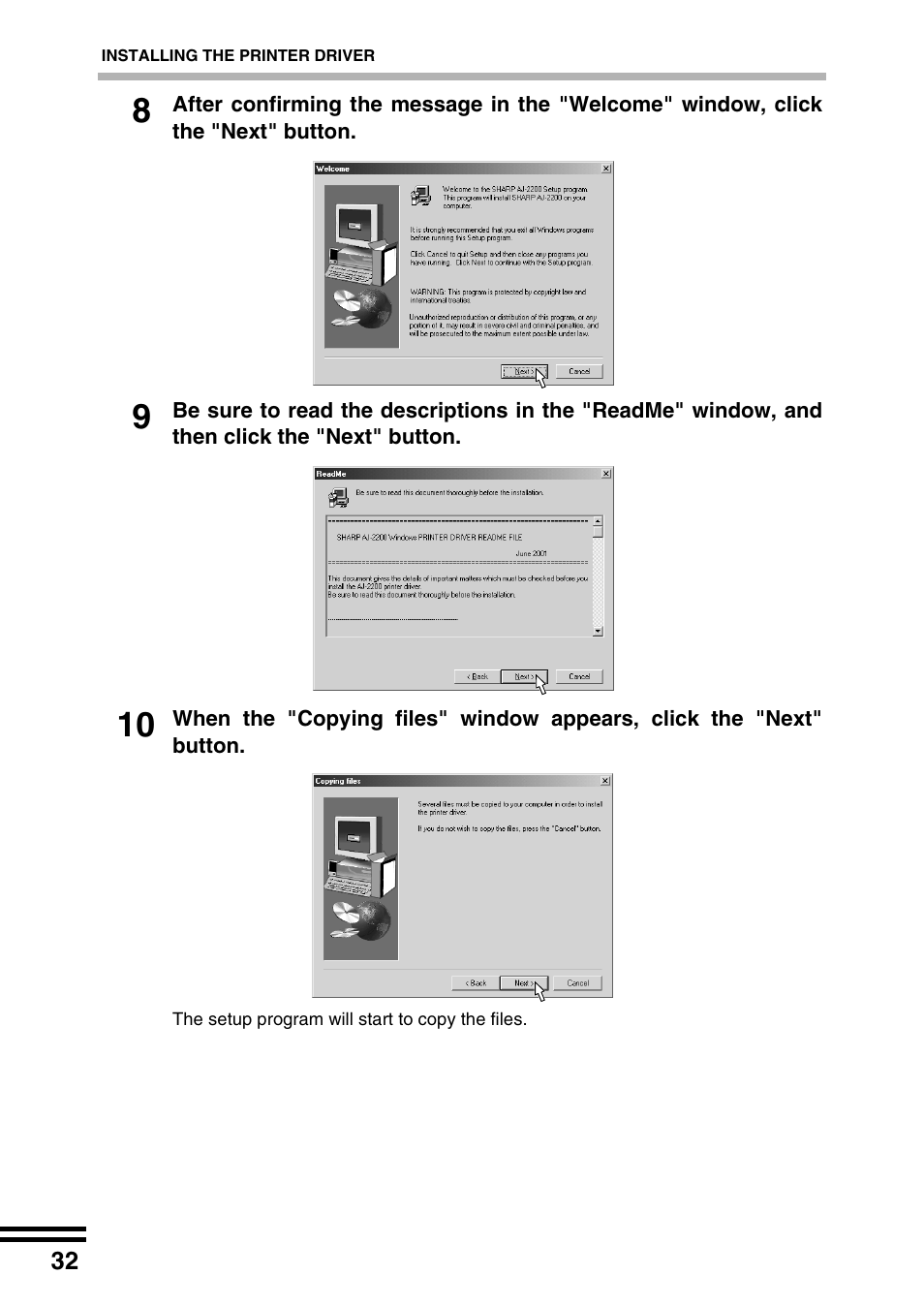 Sharp AJ-2200 User Manual | Page 34 / 55