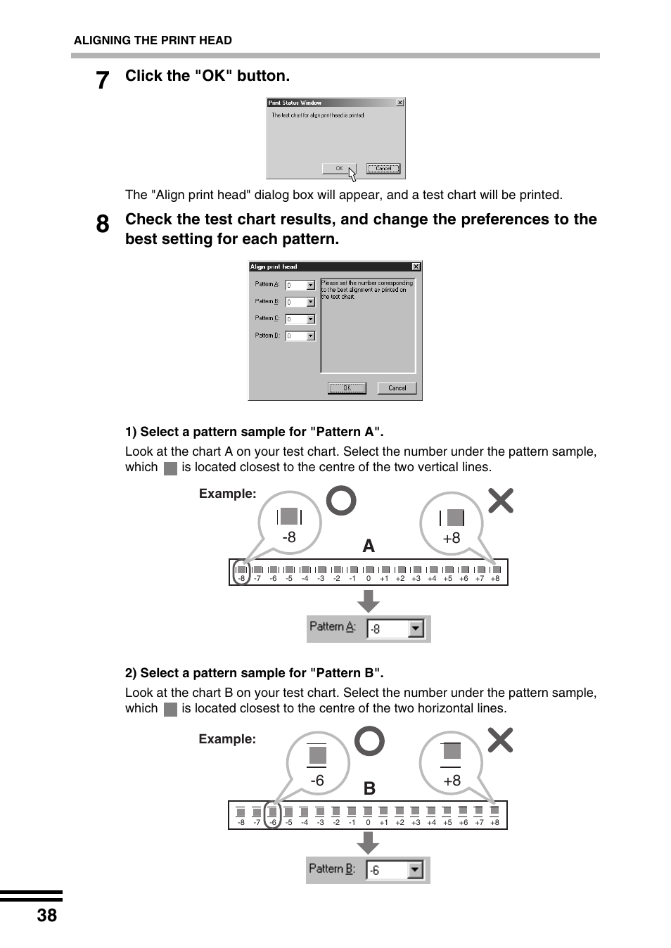 Click the "ok" button | Sharp AJ-2200 User Manual | Page 40 / 55
