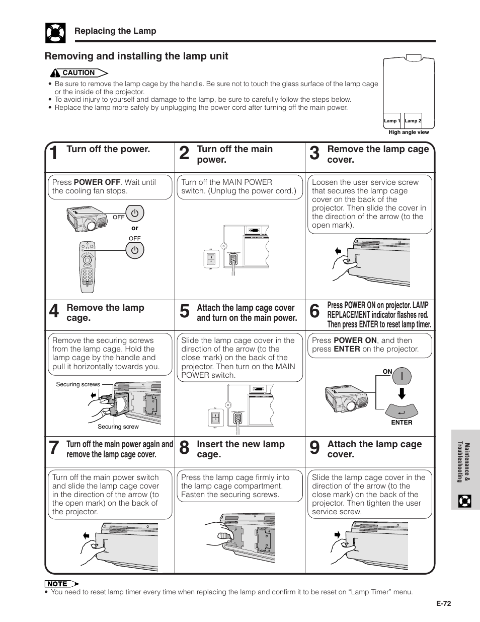 Sharp XG-V10XU User Manual | Page 73 / 90
