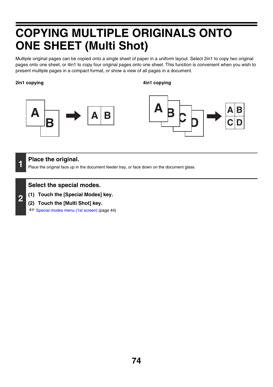 Dc b a | Sharp MX-7001 User Manual | Page 155 / 710