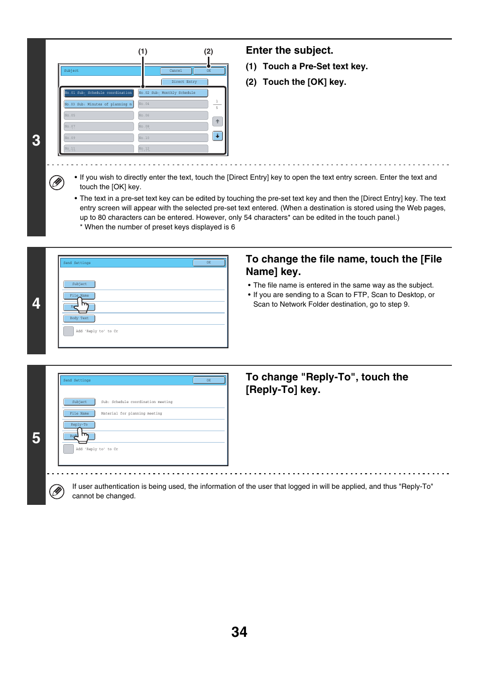 Enter the subject | Sharp MX-7001 User Manual | Page 394 / 710
