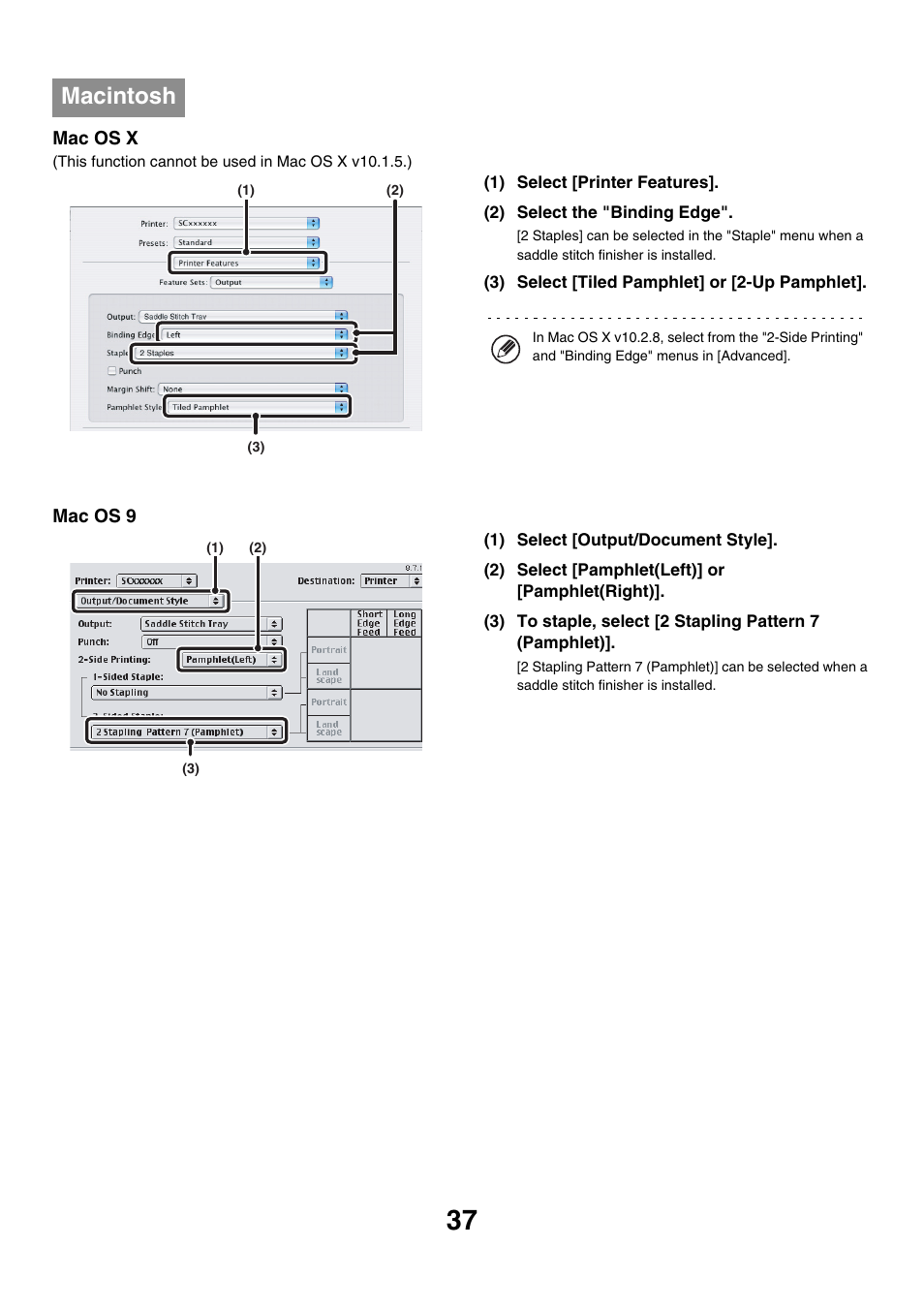 Macintosh | Sharp MX-7001 User Manual | Page 519 / 710