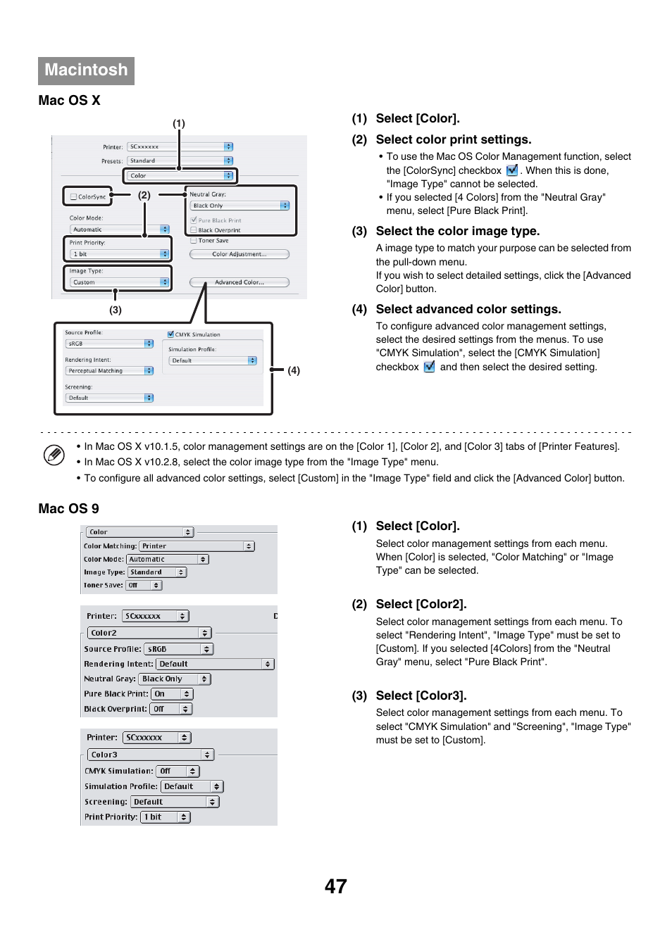 Macintosh | Sharp MX-7001 User Manual | Page 529 / 710