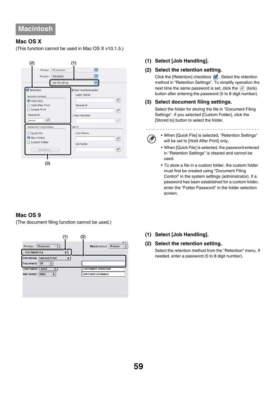 Macintosh | Sharp MX-7001 User Manual | Page 541 / 710