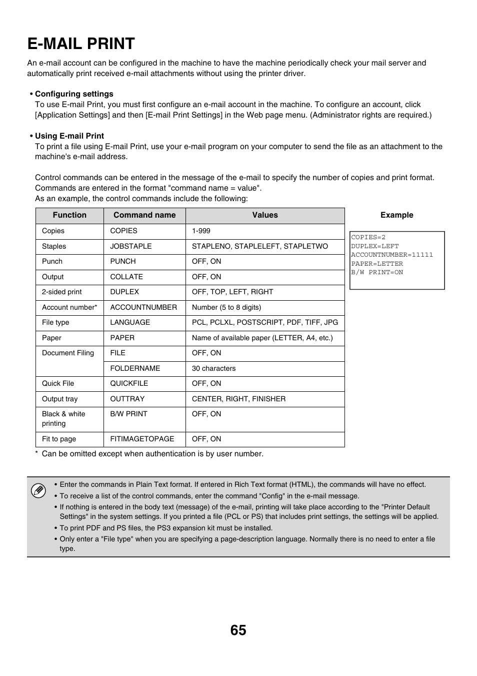 E-mail print | Sharp MX-7001 User Manual | Page 547 / 710