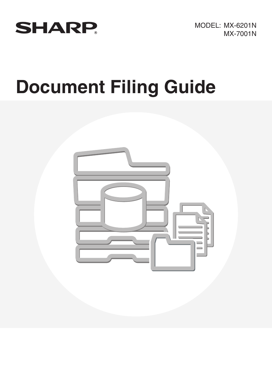 Document filing guide | Sharp MX-7001 User Manual | Page 555 / 710