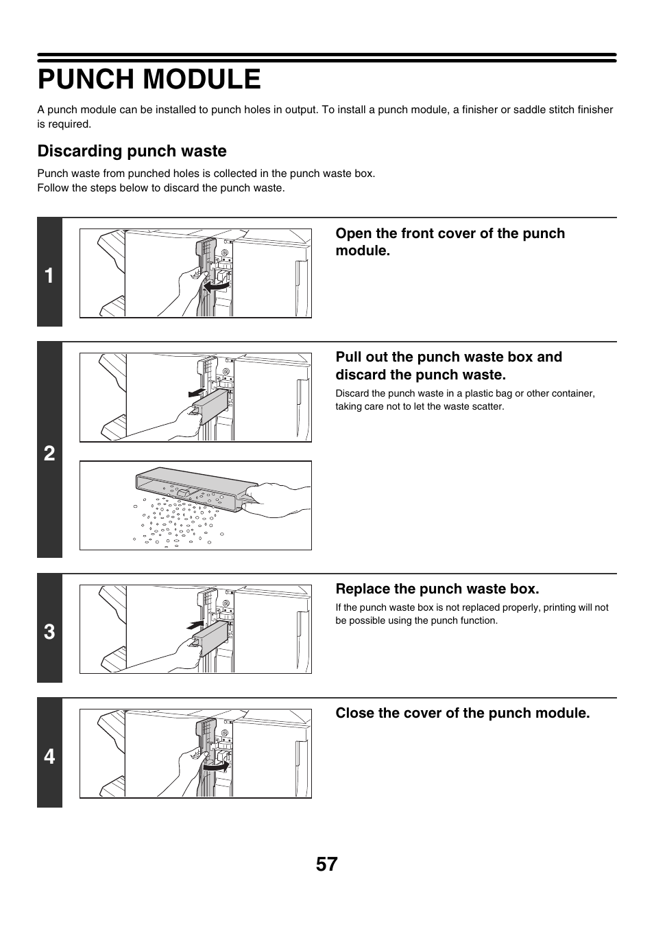 Punch module | Sharp MX-7001 User Manual | Page 57 / 710