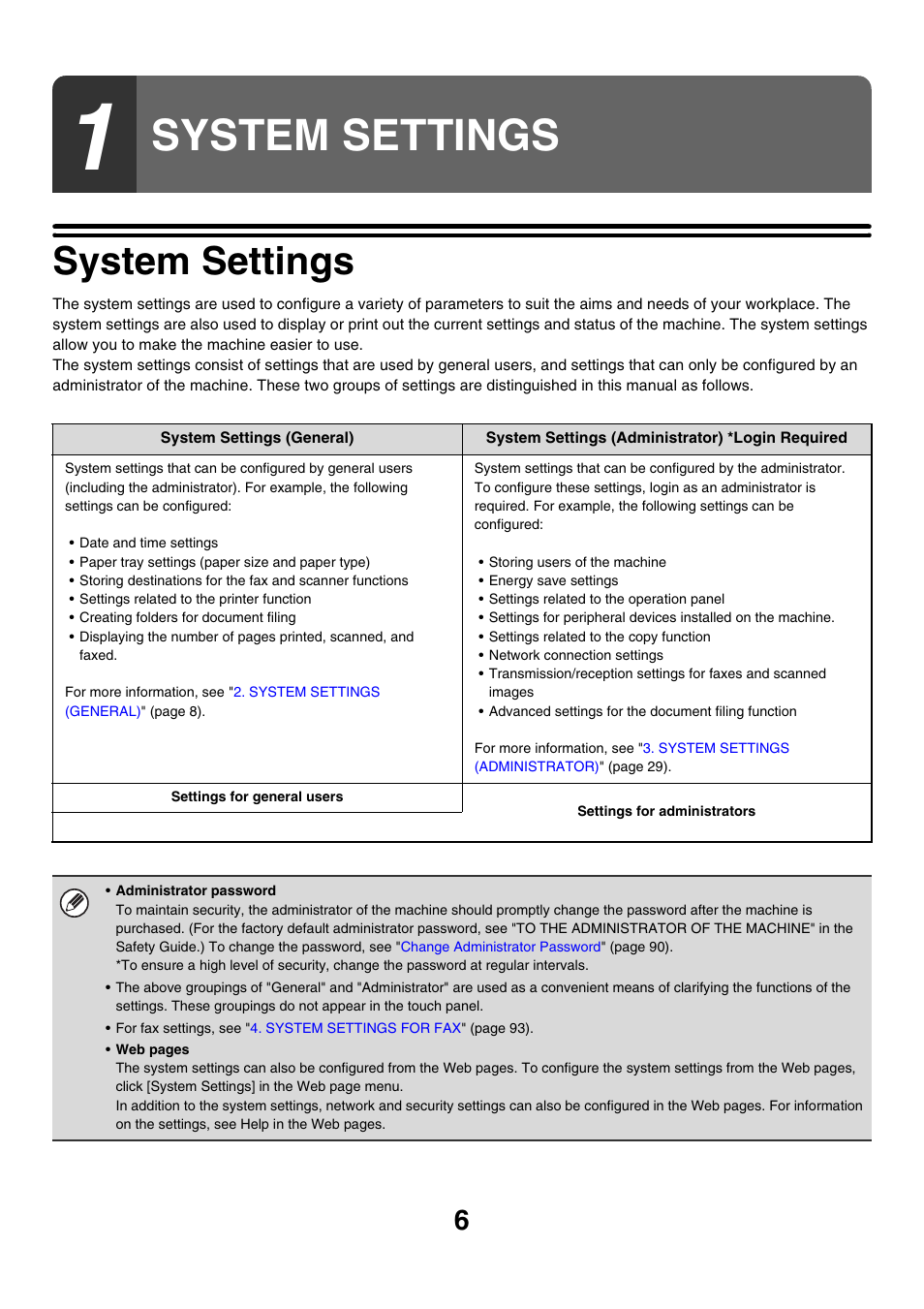 System settings | Sharp MX-7001 User Manual | Page 609 / 710