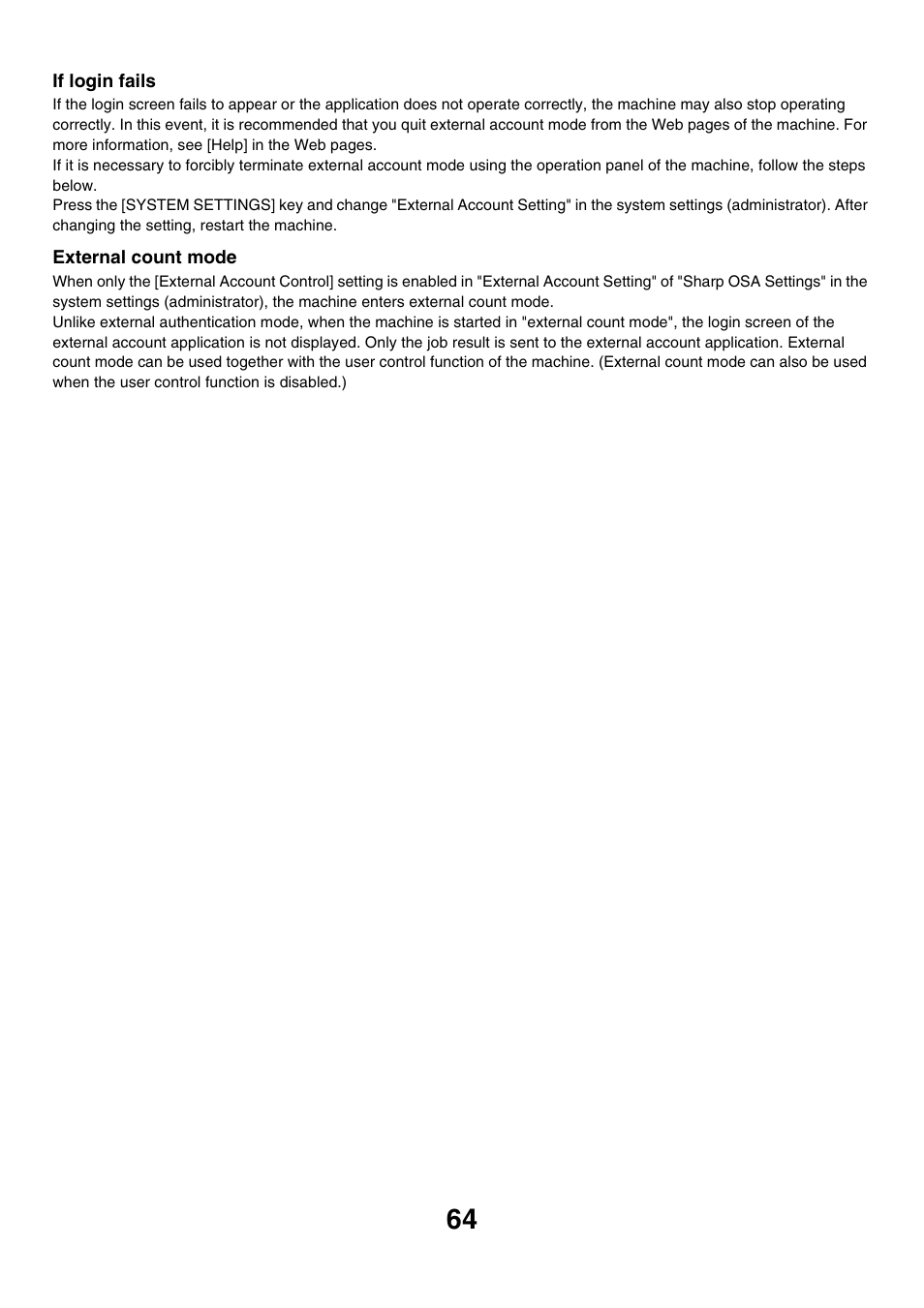 Sharp MX-7001 User Manual | Page 64 / 710