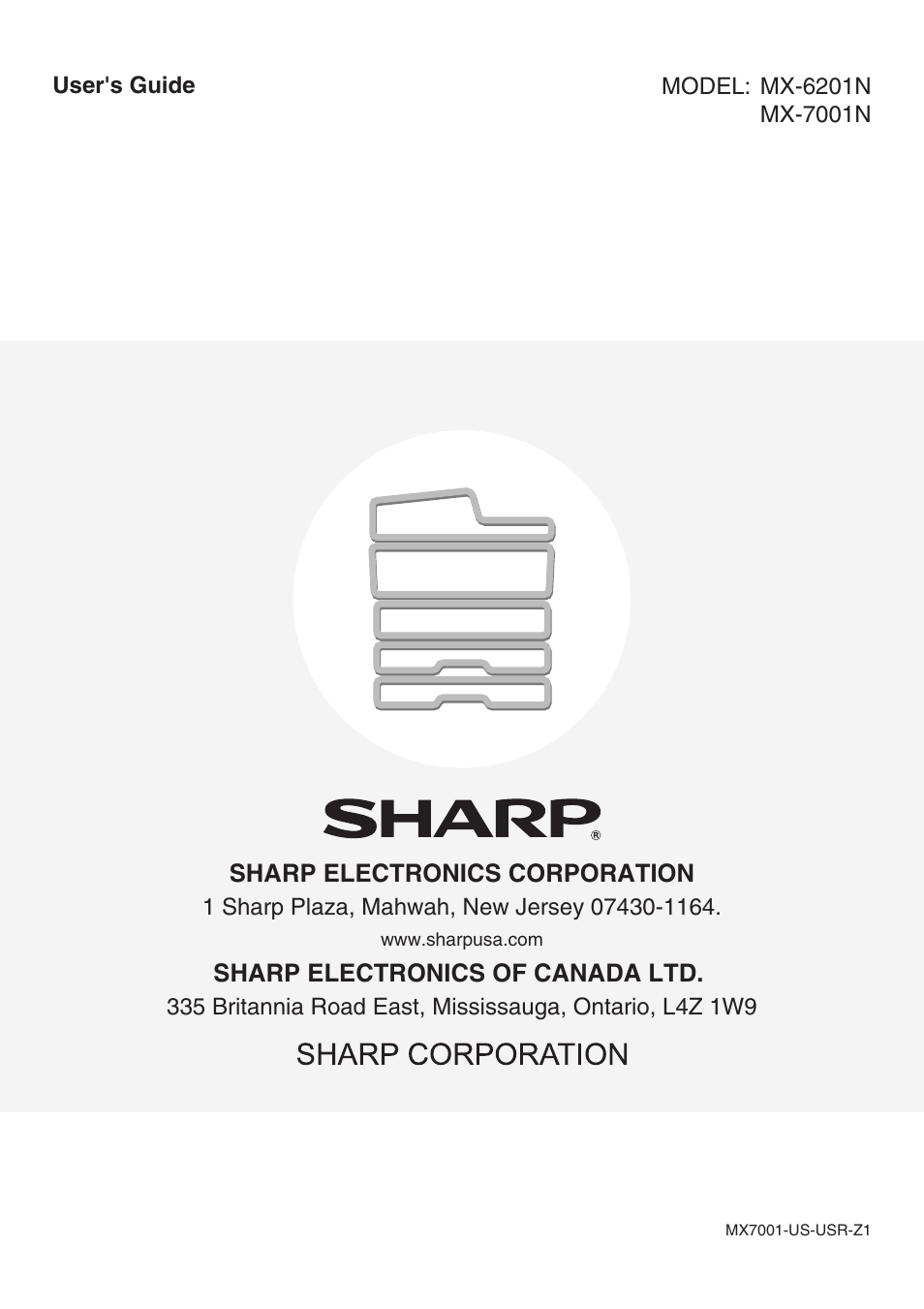 Sharp MX-7001 User Manual | Page 81 / 710