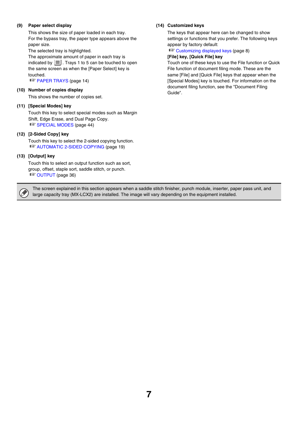 Sharp MX-7001 User Manual | Page 88 / 710