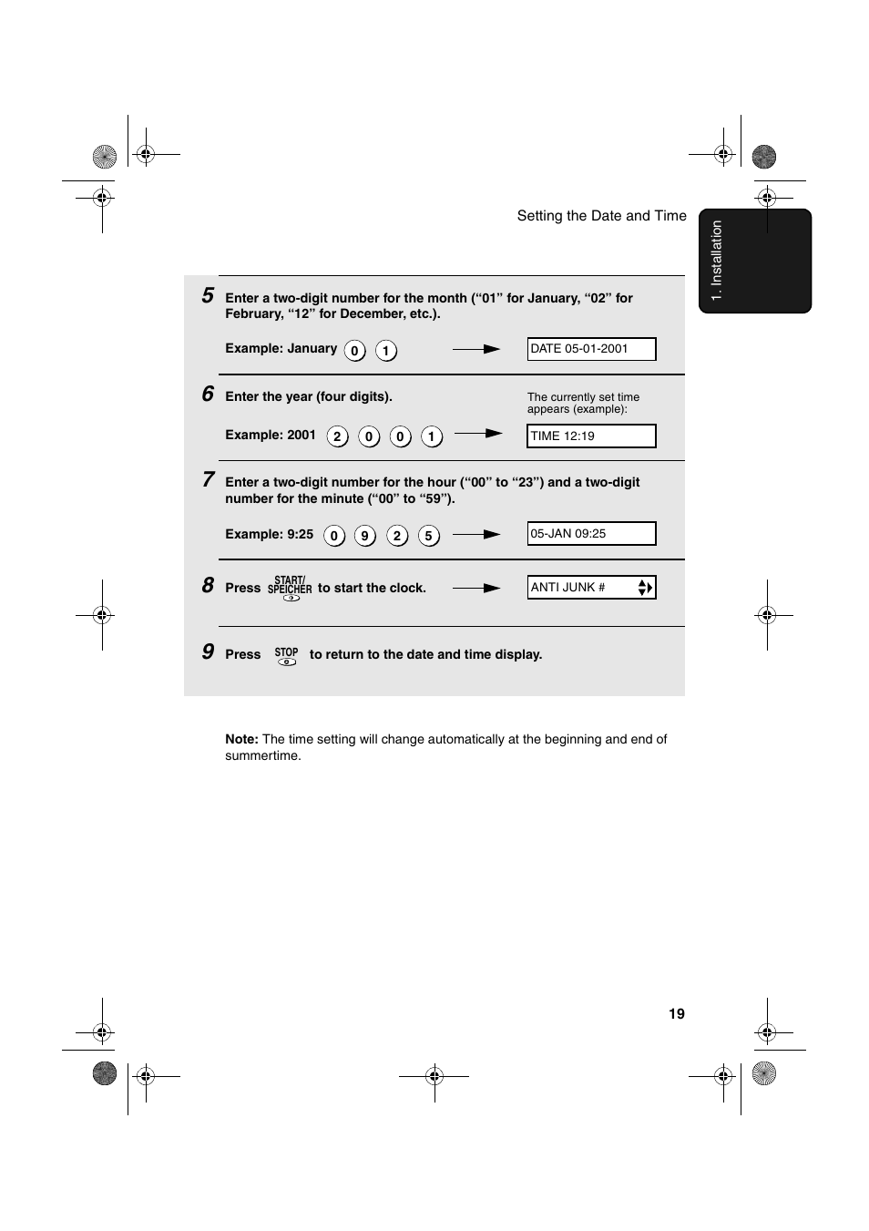 Sharp UX-P400 User Manual | Page 21 / 87