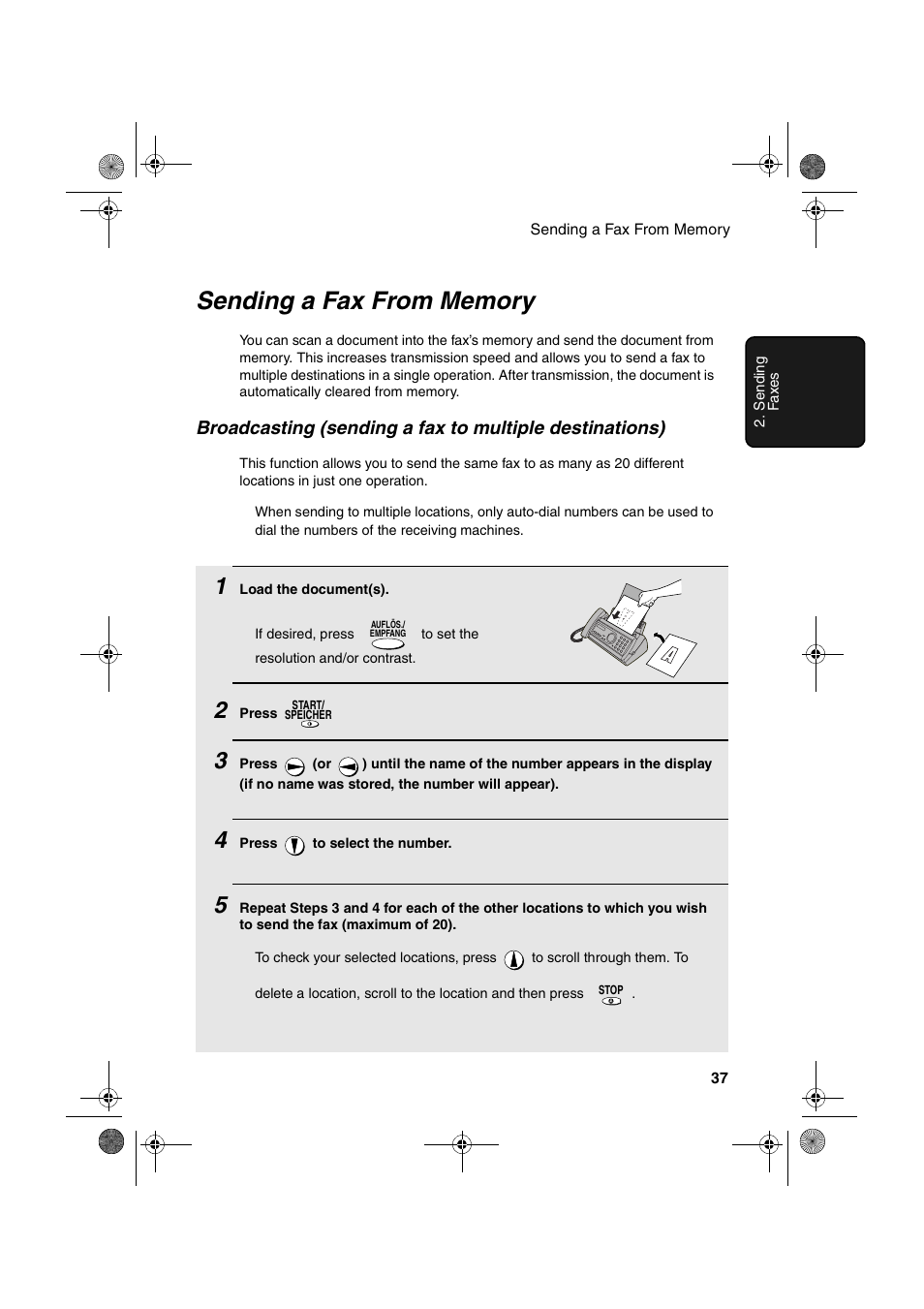 Sharp UX-P400 User Manual | Page 39 / 87