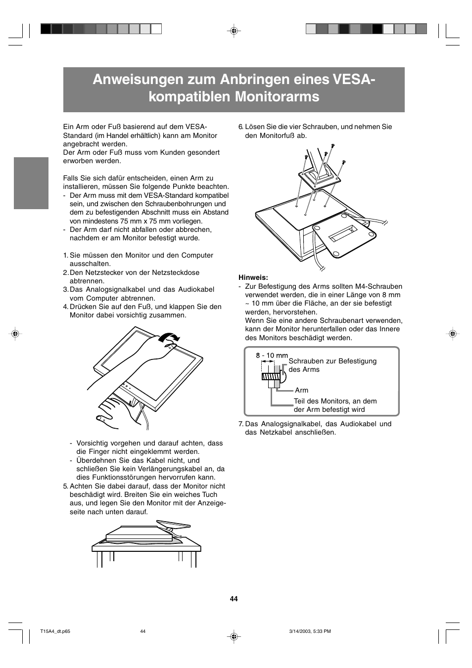 Sharp LL-T15A4 User Manual | Page 44 / 108
