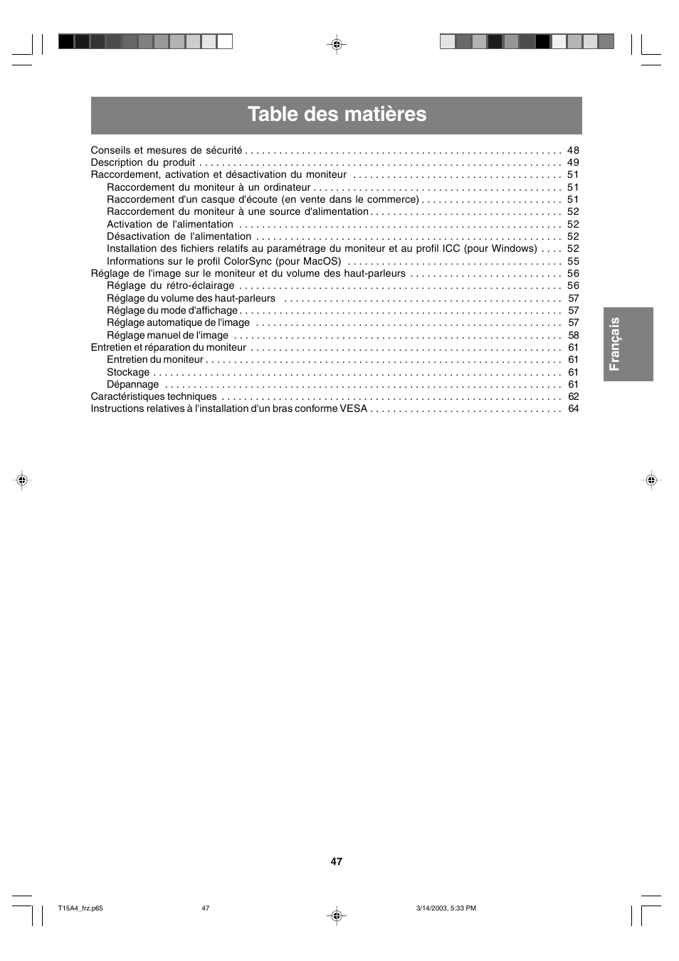 Sharp LL-T15A4 User Manual | Page 47 / 108