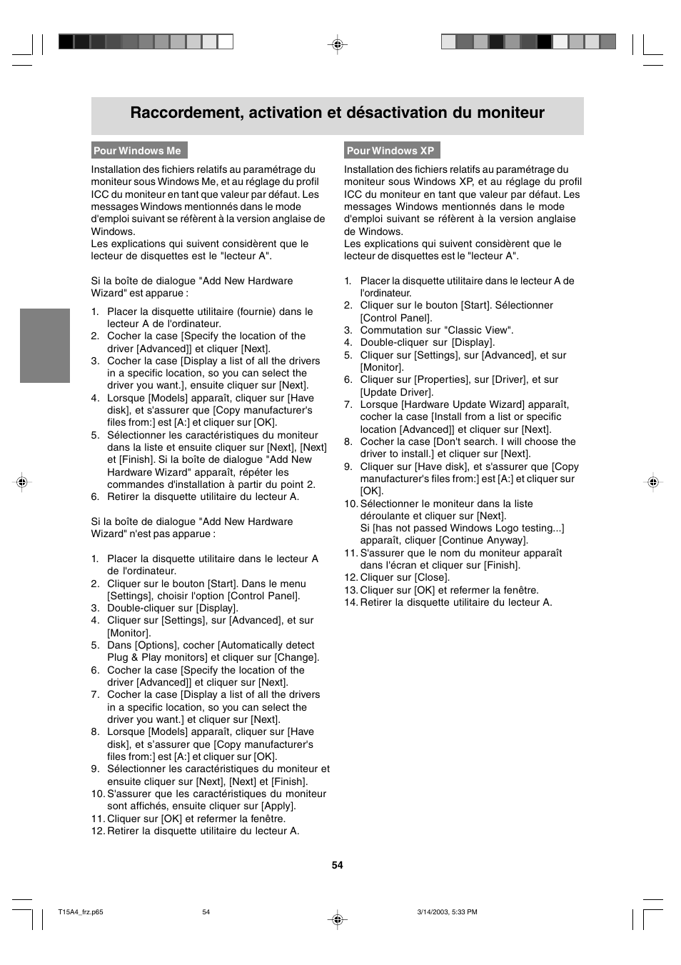 Sharp LL-T15A4 User Manual | Page 54 / 108