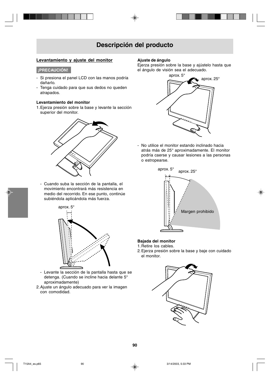 Descripción del producto | Sharp LL-T15A4 User Manual | Page 90 / 108