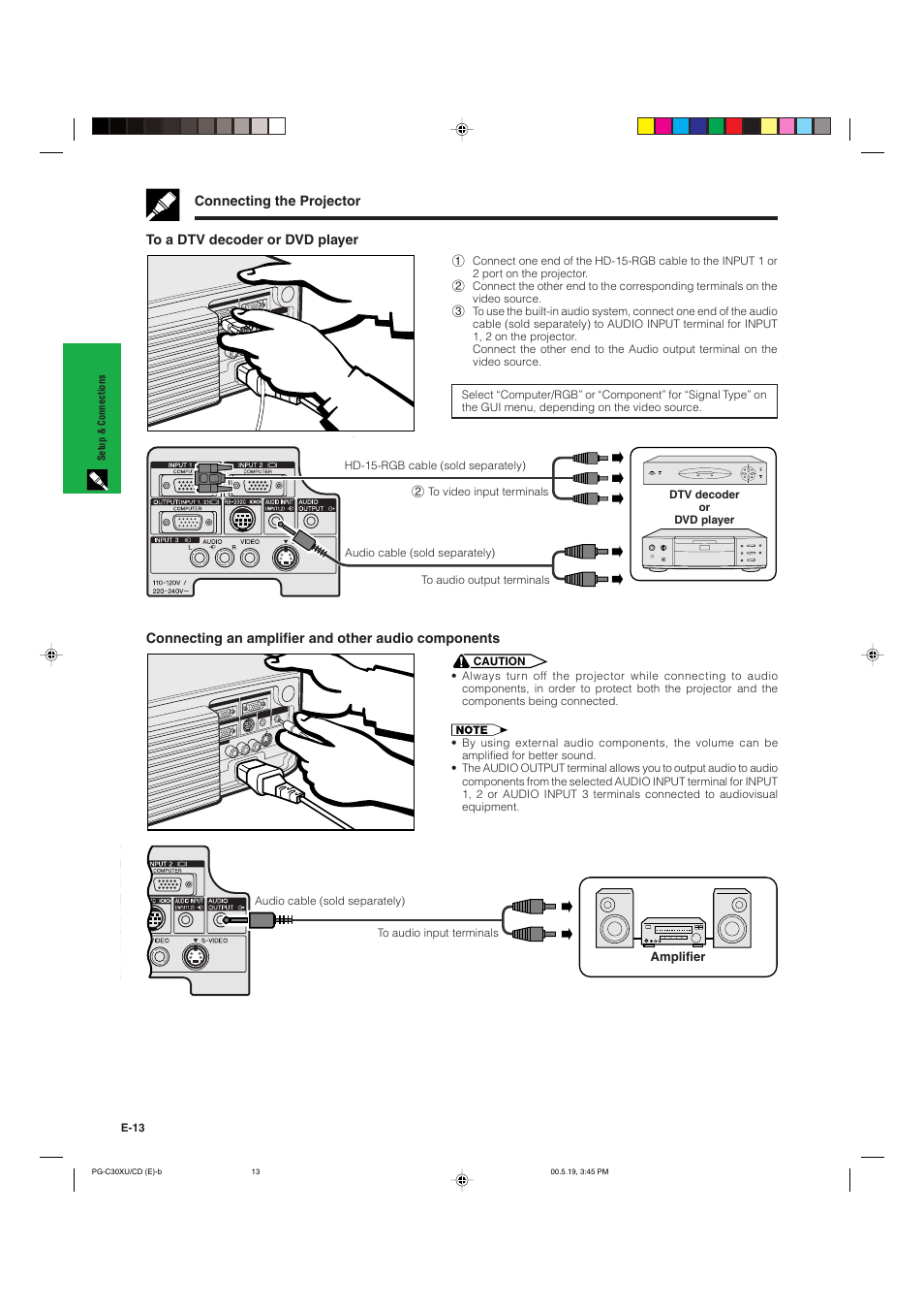 Sharp PG-C30XU User Manual | Page 14 / 64