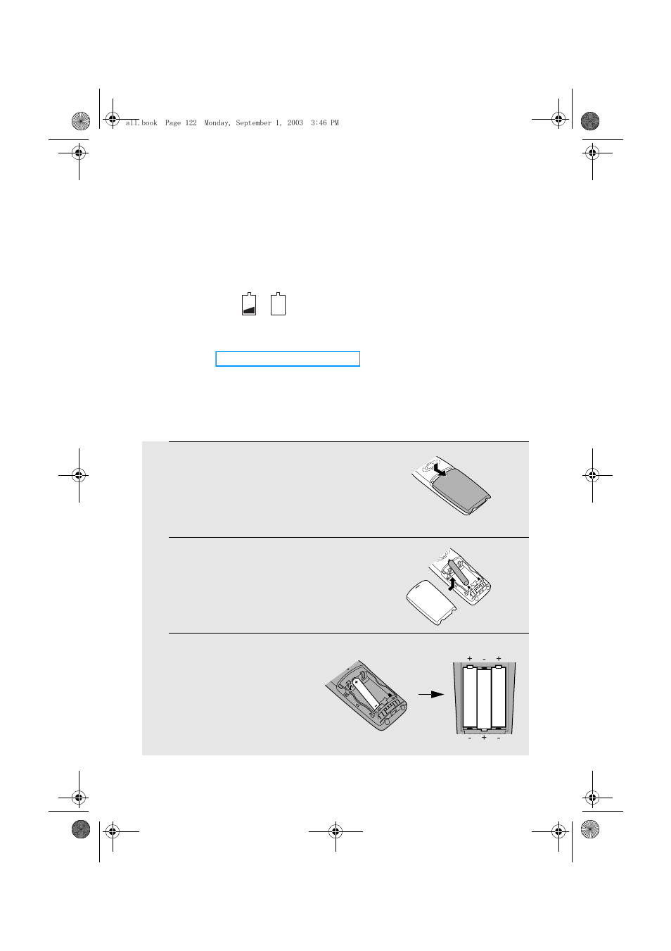 Replacing the cordless handset batteries | Sharp UX-D50 User Manual | Page 124 / 147