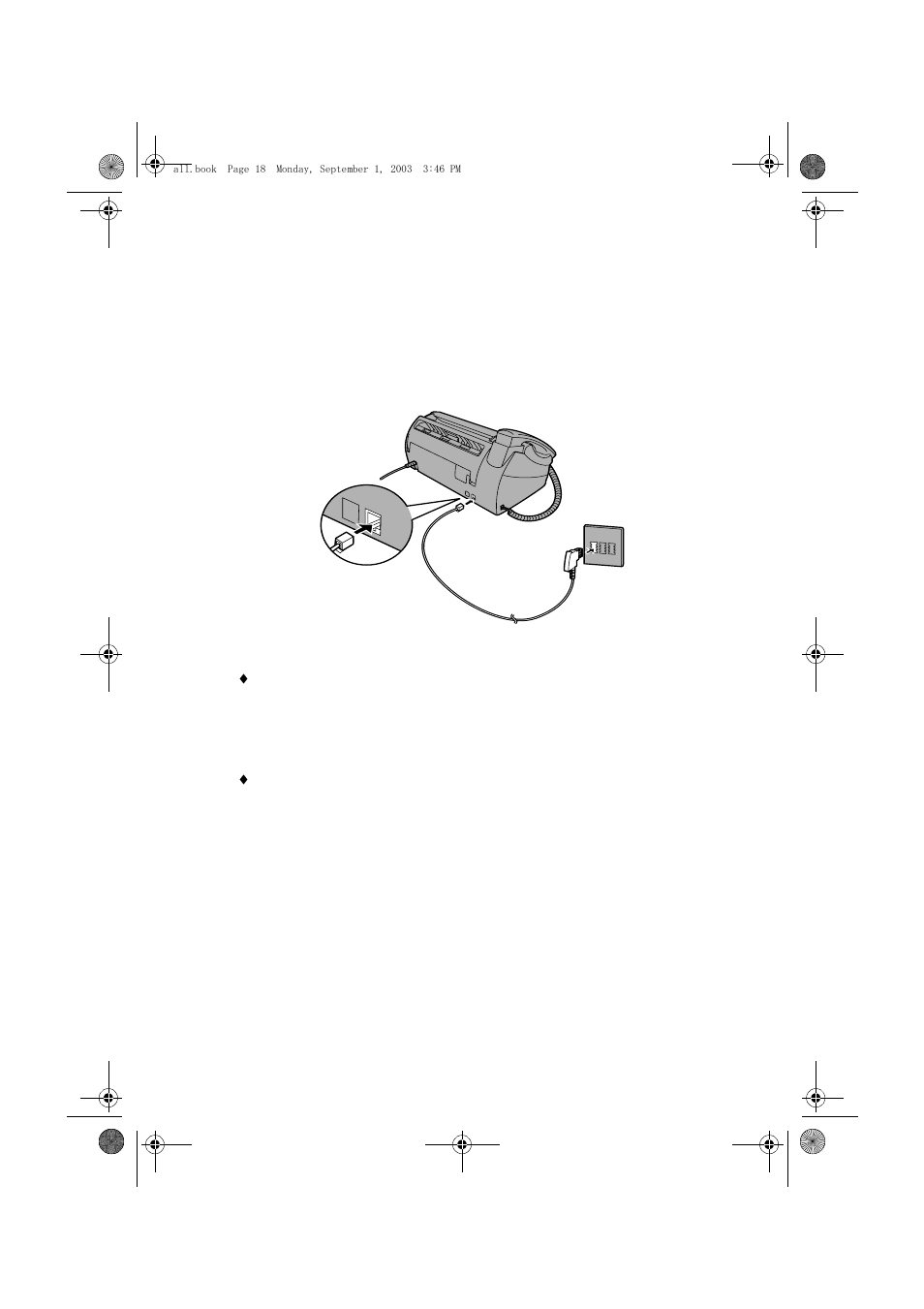 Connecting the telephone line cord | Sharp UX-D50 User Manual | Page 20 / 147