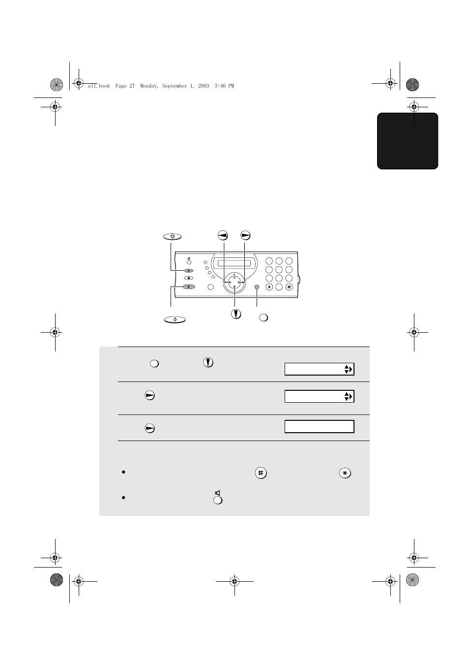 Entering your name and fax number | Sharp UX-D50 User Manual | Page 29 / 147