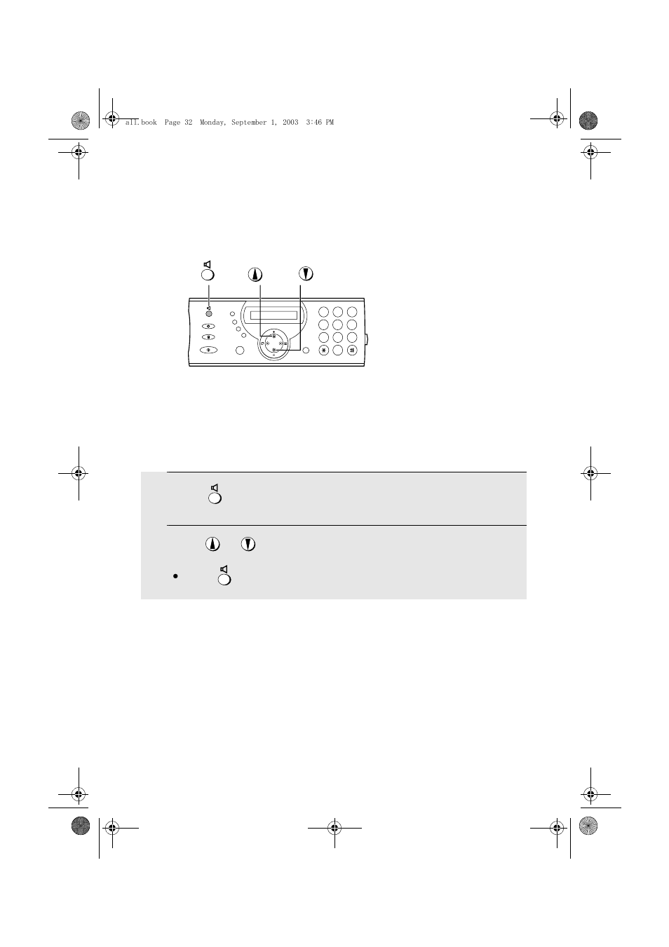 Volume adjustment - fax machine, Speaker | Sharp UX-D50 User Manual | Page 34 / 147