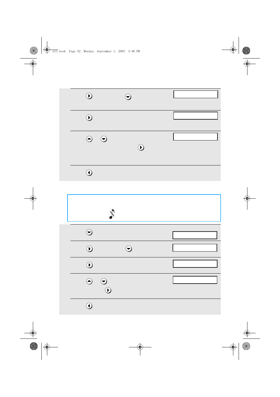 Turning off the cordless handset ringer | Sharp UX-D50 User Manual | Page 54 / 147