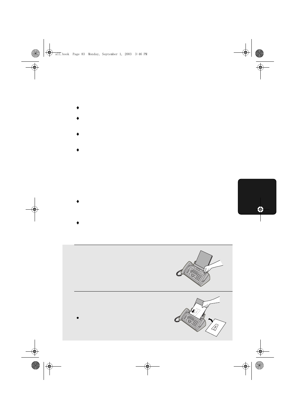 Loading the document | Sharp UX-D50 User Manual | Page 85 / 147