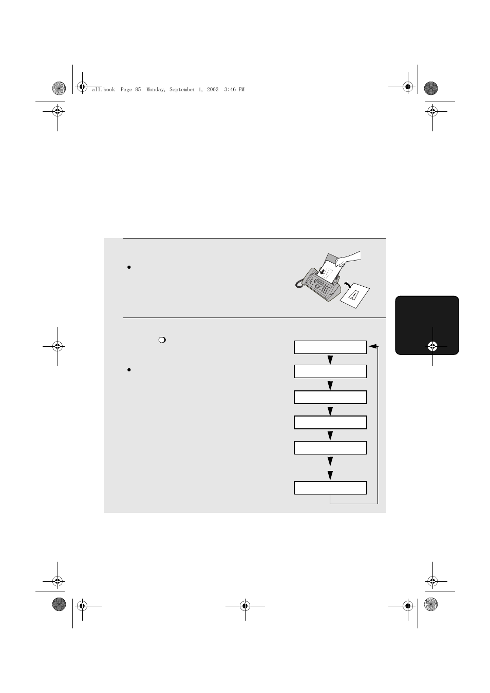 Contrast settings | Sharp UX-D50 User Manual | Page 87 / 147