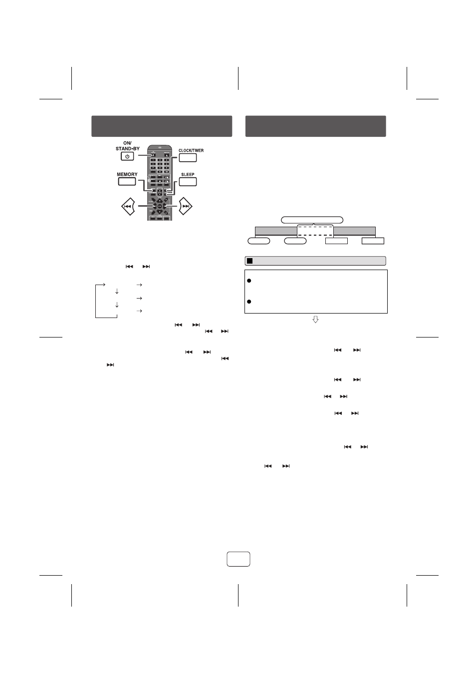 E-11, Setting the clock (remote control only), Timer and sleep operation (remote control only) | Sharp TINSZA625AWZZ User Manual | Page 12 / 16