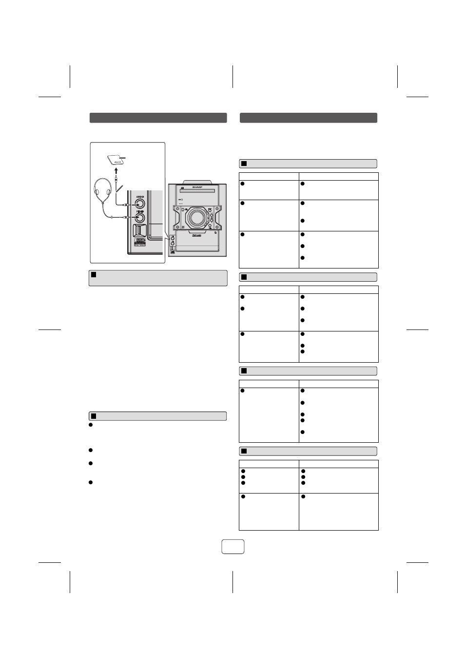 E-13, Enhancing your system, Troubleshooting chart | Sharp TINSZA625AWZZ User Manual | Page 14 / 16