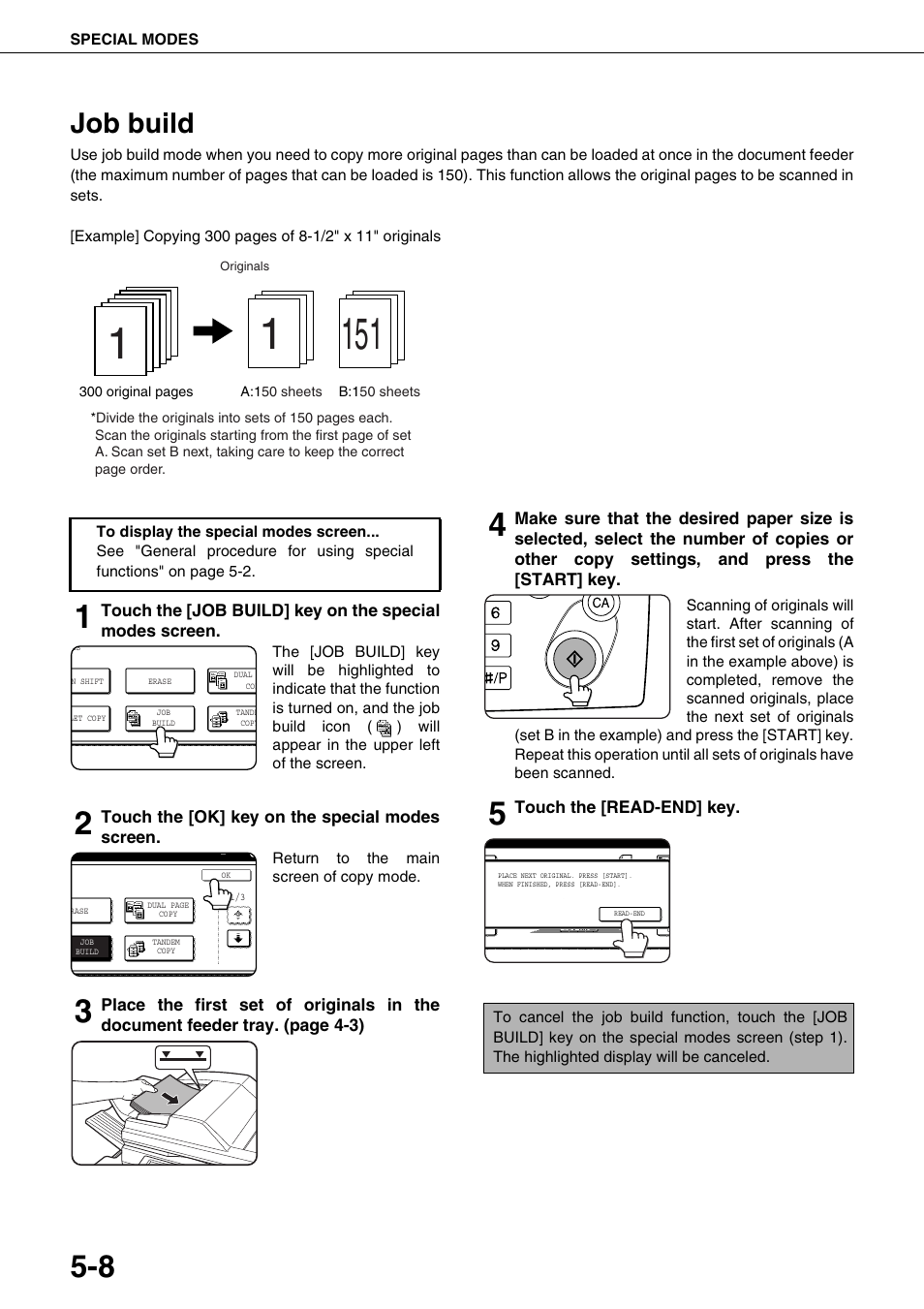 Job build | Sharp AR-M700N User Manual | Page 104 / 172