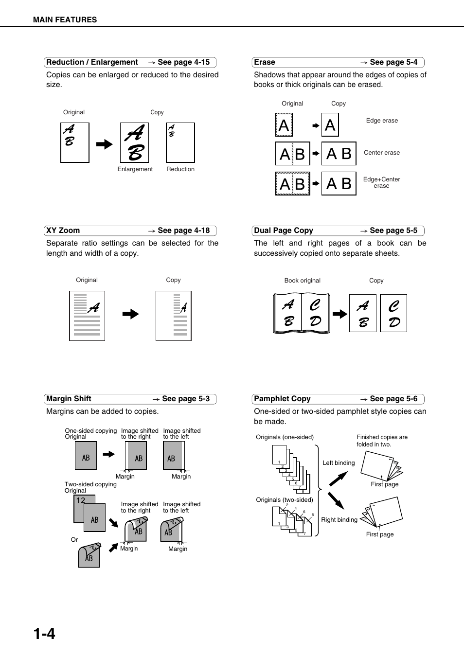 Ge 1-4, E 1-4 | Sharp AR-M700N User Manual | Page 14 / 172