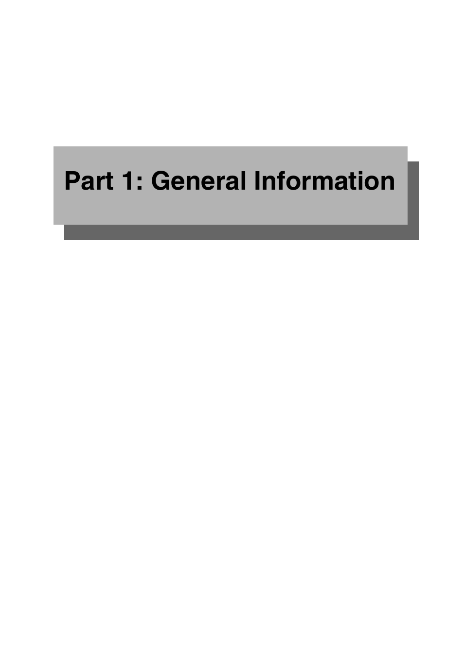 Part 1: general information | Sharp AR-M700N User Manual | Page 3 / 172