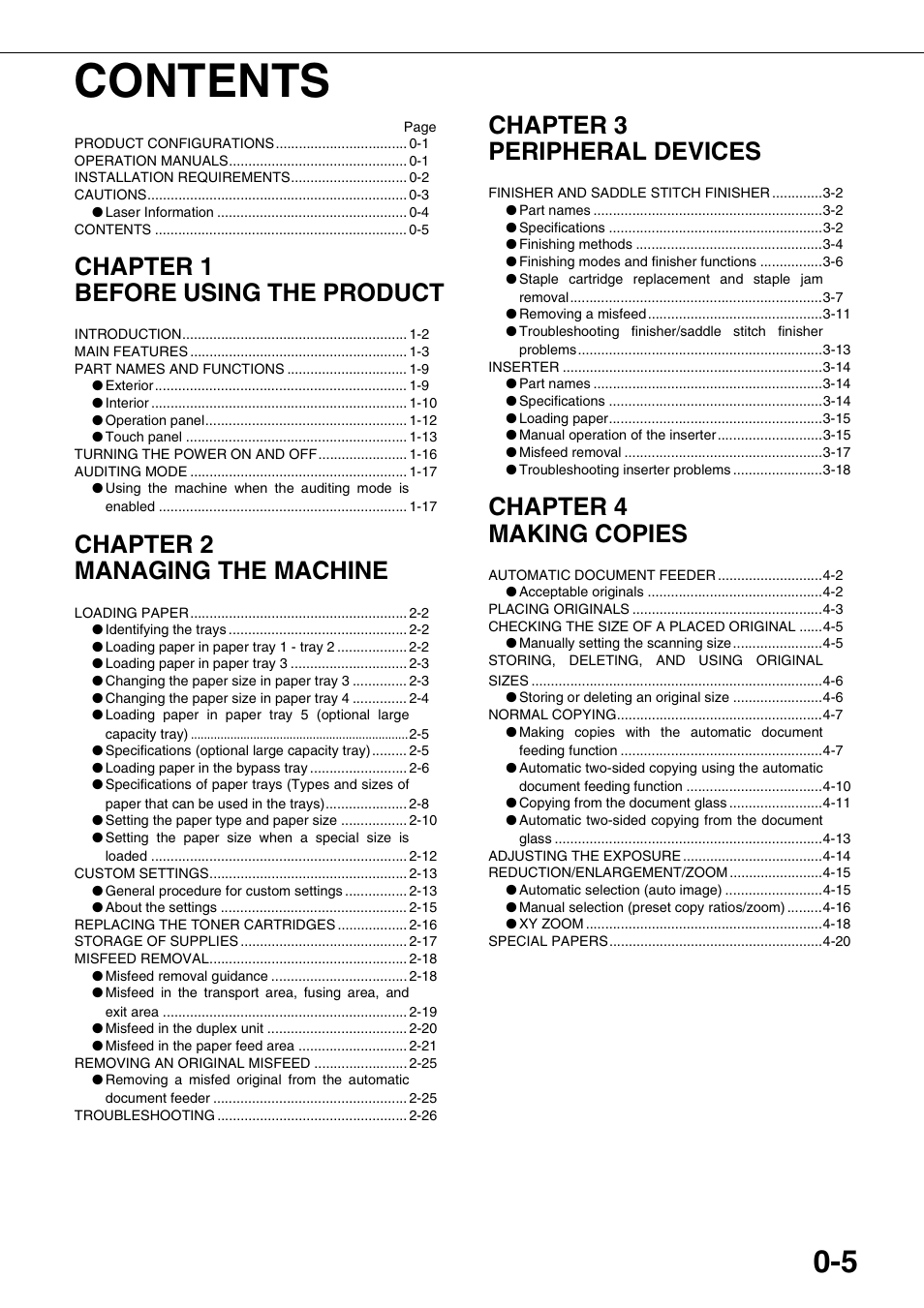 Sharp AR-M700N User Manual | Page 9 / 172