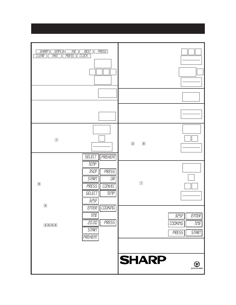 Sharp R-1870 User Manual | Page 32 / 32