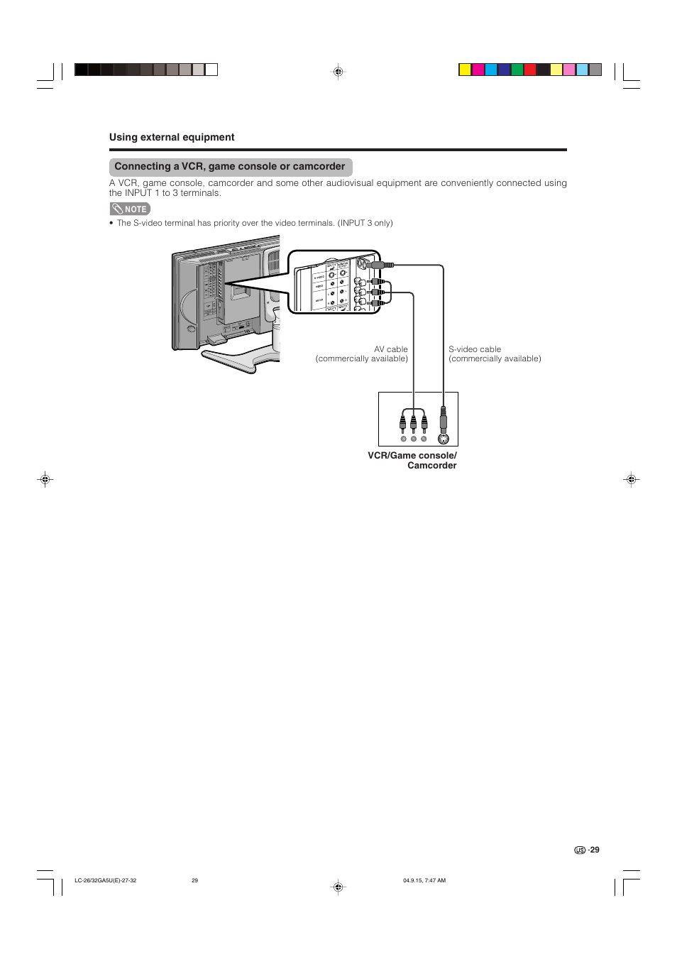 Sharp Aquos LC-32GA5U User Manual | Page 30 / 65