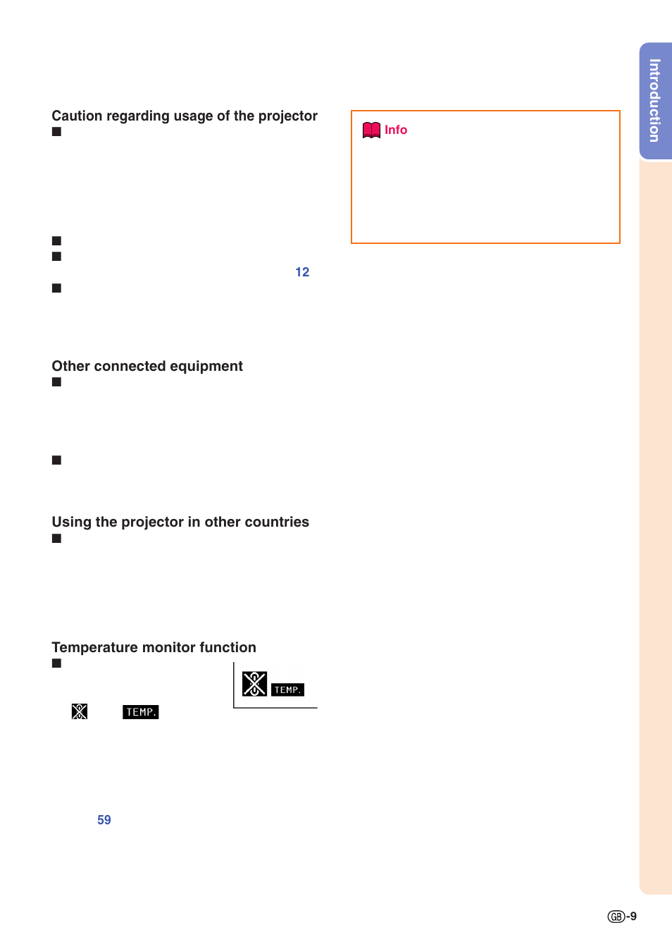 Sharp Notevision XG-C435X-L User Manual | Page 11 / 73