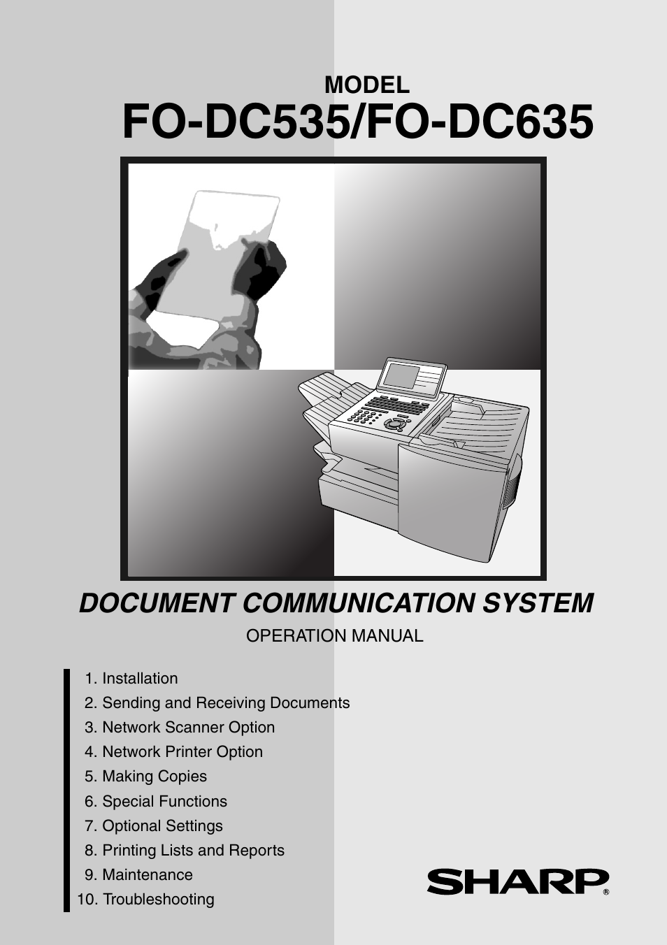 Sharp FO-DC535 User Manual | 248 pages